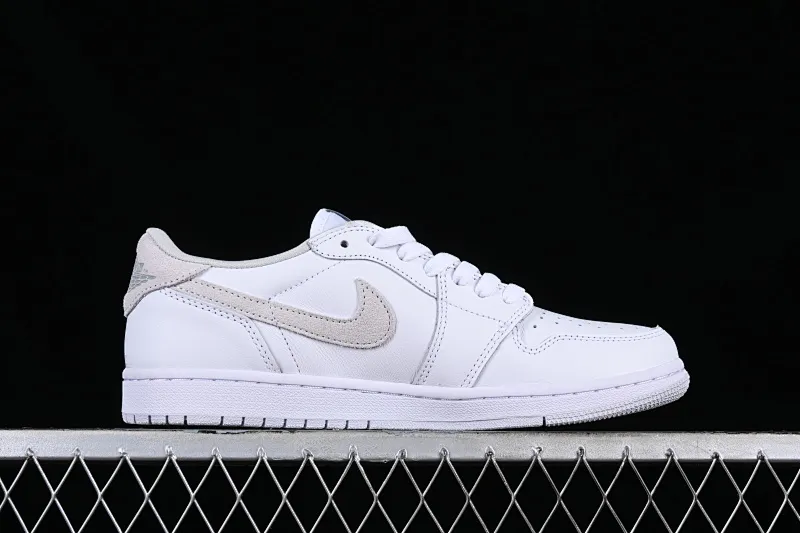 All categories Air Jordan Jordan series basketball shoes Air Jordan 1 Low G version pure original Air Jordan 1 Low OG "Shattered Backboard" AJ1 Joe 1 customized version white buckle shredded full head layer low-top basketball shoes CZ0790-100